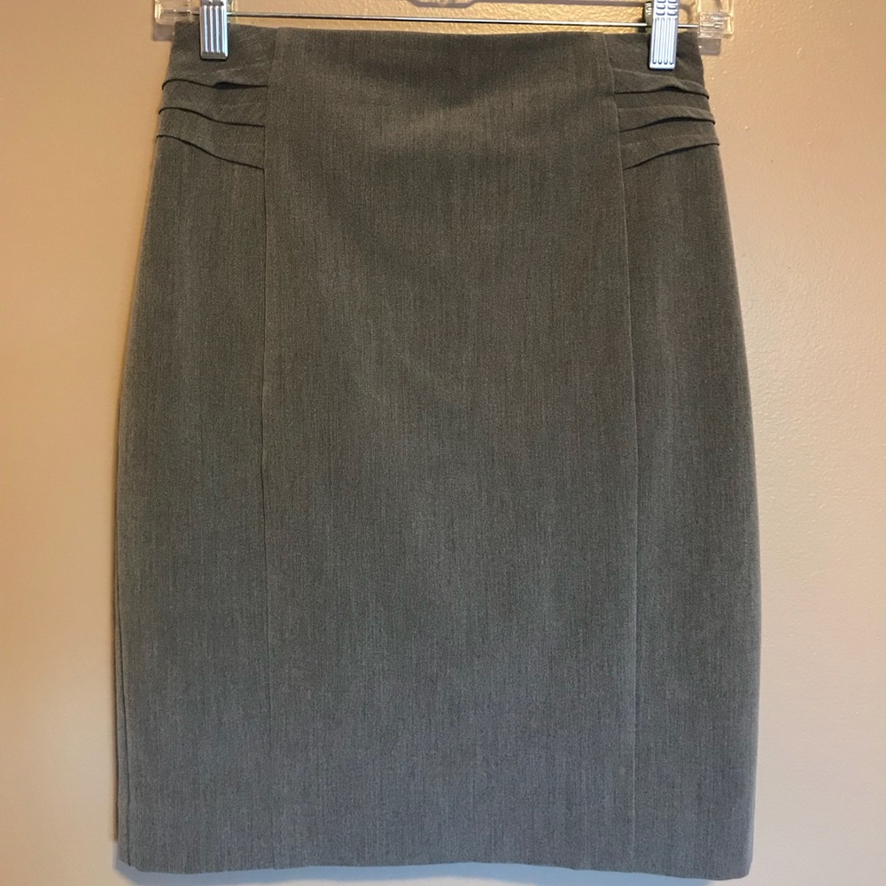 Express Gray Pencil Skirt